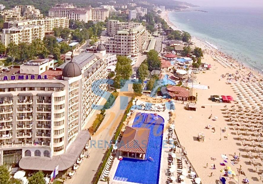 Sea View Rental Front Beach Golden Sands Luaran gambar