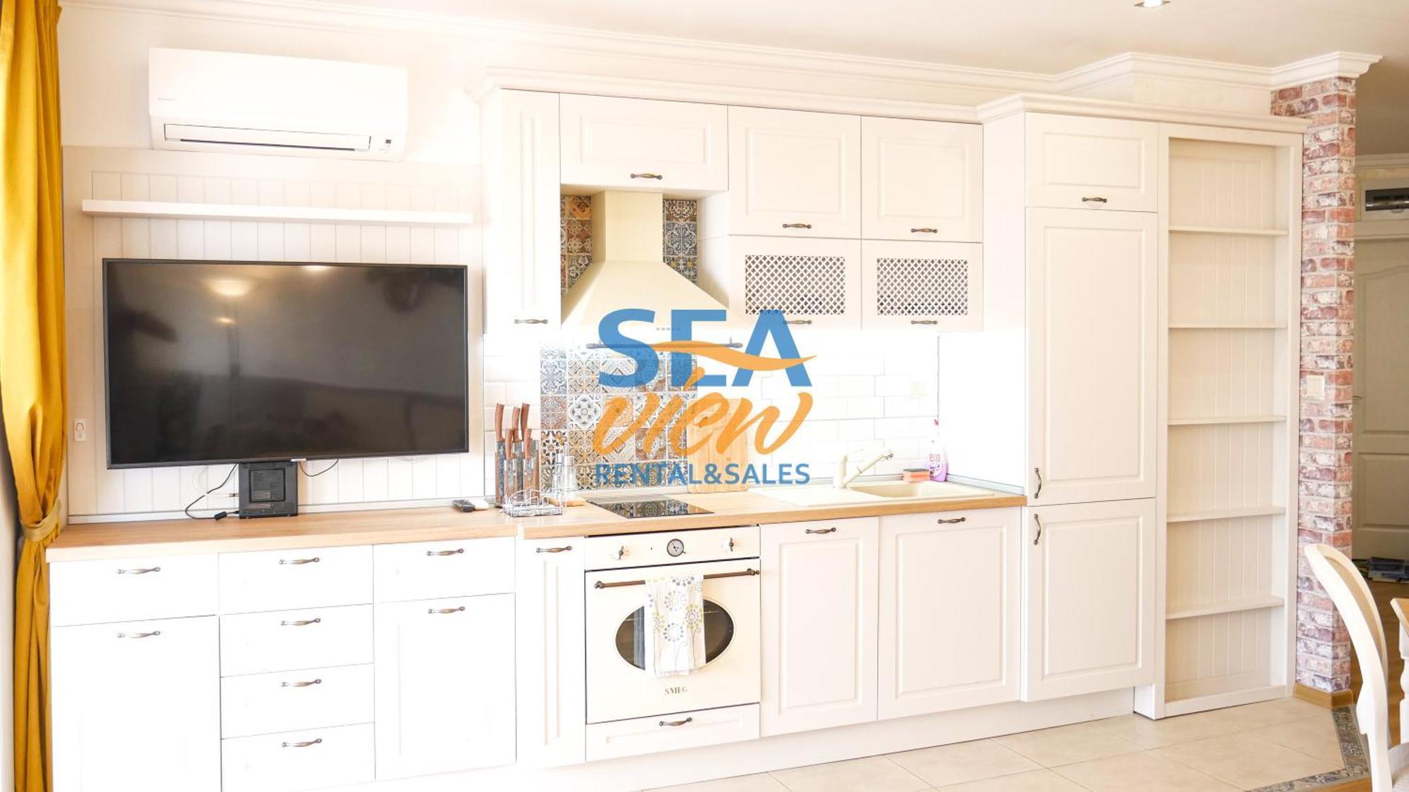 Sea View Rental Front Beach Golden Sands Luaran gambar