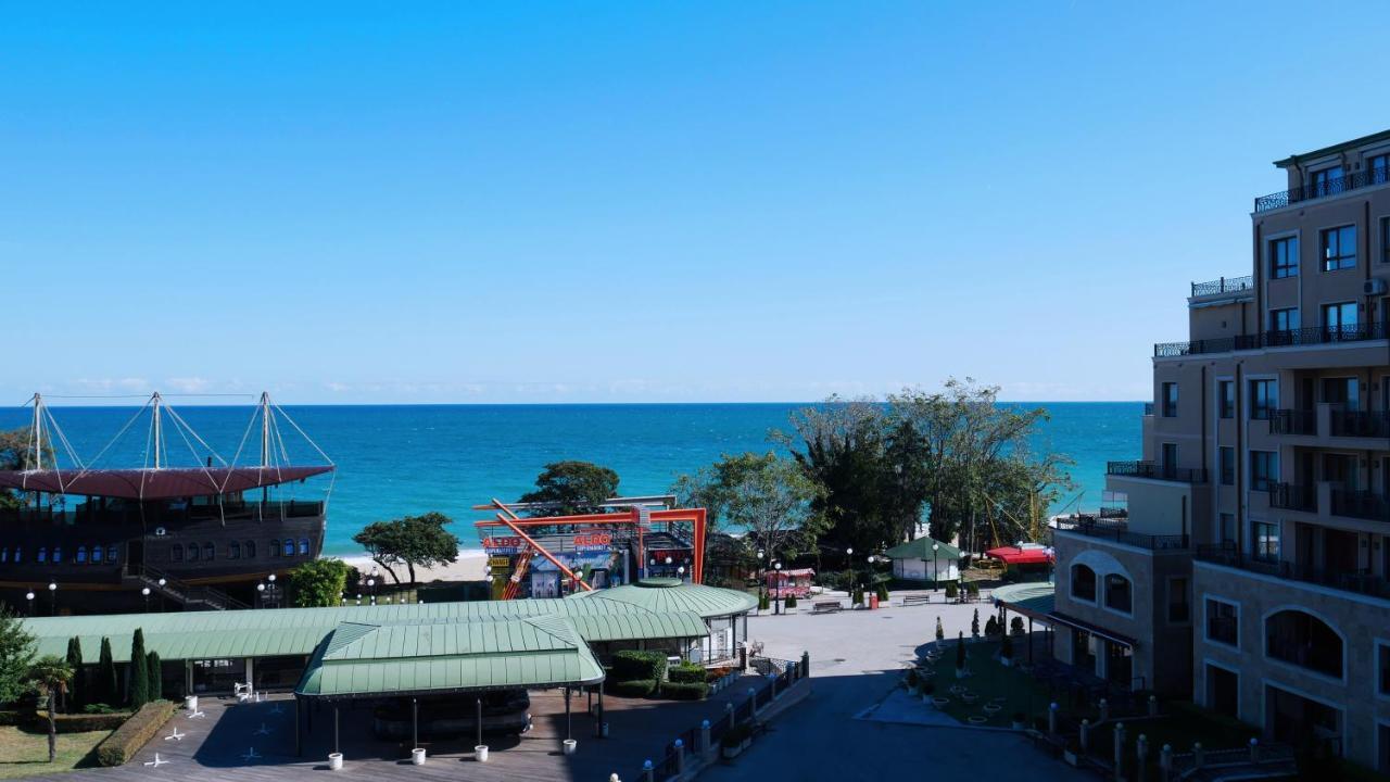 Sea View Rental Front Beach Golden Sands Luaran gambar